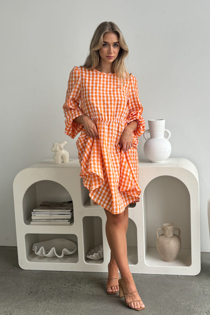 May Gingham Dress