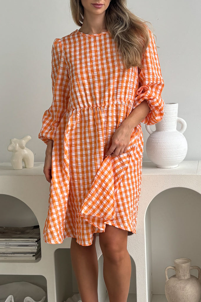 May Gingham Dress