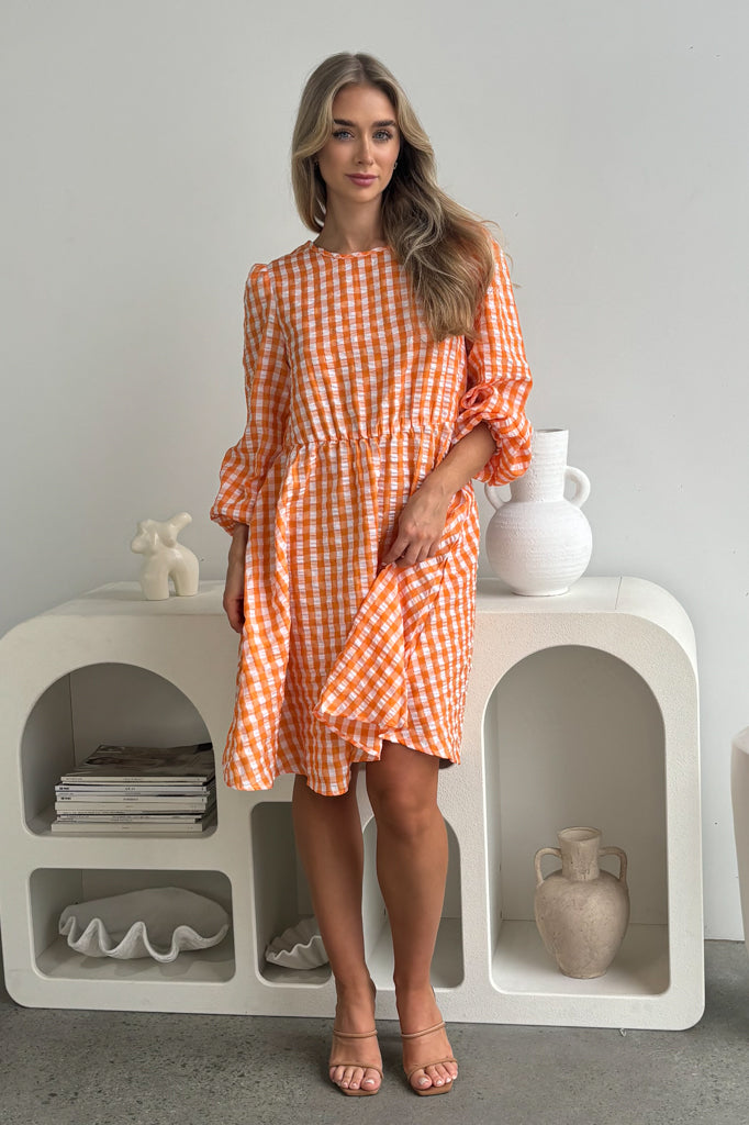 May Gingham Dress