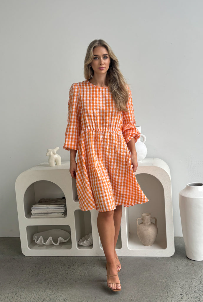 May Gingham Dress