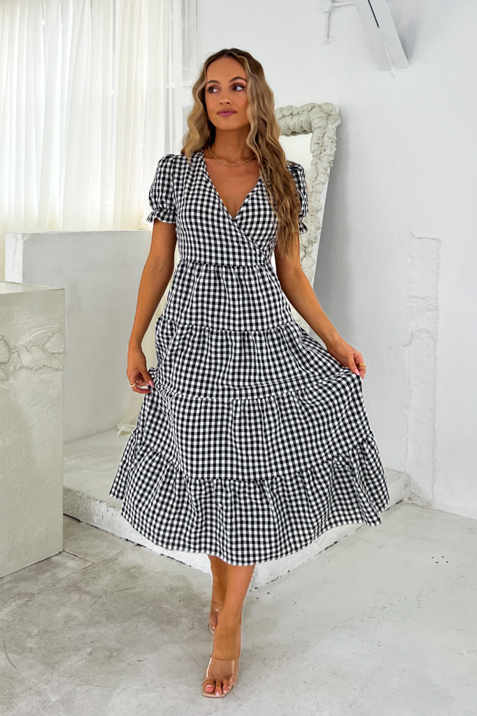 Clara Gingham Dress – Amorini