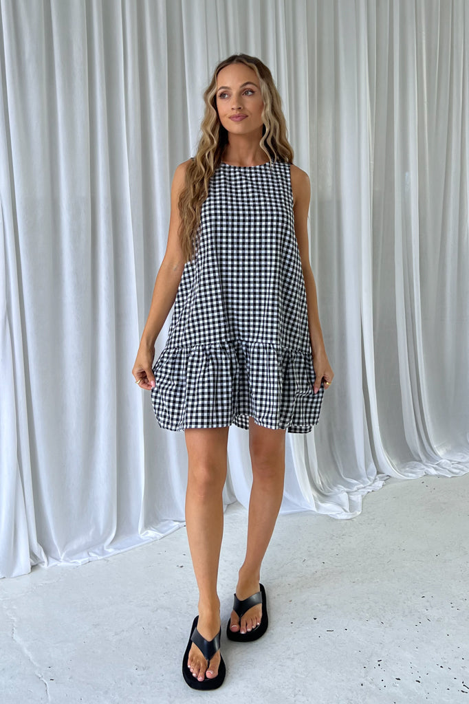 Mina Gingham Dress
